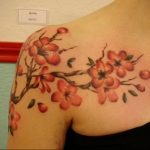 Фото тату цветок закуры 09.02.2020 №047 -sakura tattoo- tattoo-photo.ru