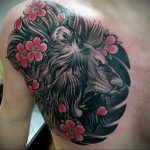 Фото тату цветок закуры 09.02.2020 №048 -sakura tattoo- tattoo-photo.ru