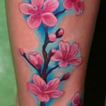 Фото тату цветок закуры 09.02.2020 №049 -sakura tattoo- tattoo-photo.ru