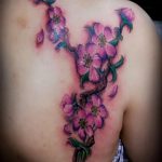 Фото тату цветок закуры 09.02.2020 №050 -sakura tattoo- tattoo-photo.ru