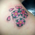 Фото тату цветок закуры 09.02.2020 №062 -sakura tattoo- tattoo-photo.ru