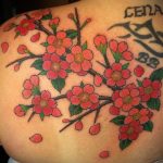 Фото тату цветок закуры 09.02.2020 №066 -sakura tattoo- tattoo-photo.ru