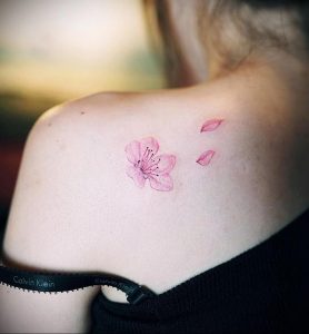 Фото тату цветок закуры 09.02.2020 №071 -sakura tattoo- tattoo-photo.ru
