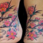 Фото тату цветок закуры 09.02.2020 №075 -sakura tattoo- tattoo-photo.ru