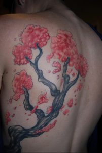 Фото тату цветок закуры 09.02.2020 №077 -sakura tattoo- tattoo-photo.ru
