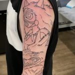аниме тату 19.01.2020 №005 -anime tattoo- tattoo-photo.ru