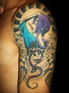 аниме тату 19.01.2020 №012 -anime tattoo- tattoo-photo.ru