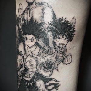 аниме тату 19.01.2020 №016 -anime tattoo- tattoo-photo.ru