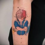 аниме тату 19.01.2020 №021 -anime tattoo- tattoo-photo.ru