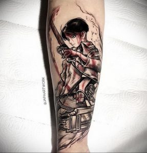 аниме тату 19.01.2020 №024 -anime tattoo- tattoo-photo.ru