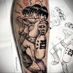 аниме тату 19.01.2020 №025 -anime tattoo- tattoo-photo.ru