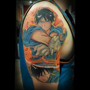 аниме тату 19.01.2020 №037 -anime tattoo- tattoo-photo.ru