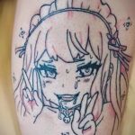 аниме тату 19.01.2020 №038 -anime tattoo- tattoo-photo.ru