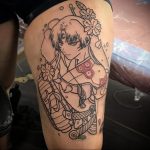 аниме тату 19.01.2020 №043 -anime tattoo- tattoo-photo.ru