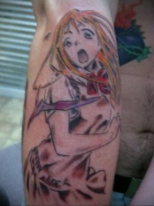 аниме тату 19.01.2020 №053 -anime tattoo- tattoo-photo.ru
