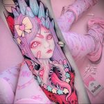 аниме тату 19.01.2020 №092 -anime tattoo- tattoo-photo.ru