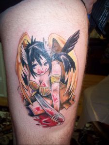 аниме тату 19.01.2020 №099 -anime tattoo- tattoo-photo.ru