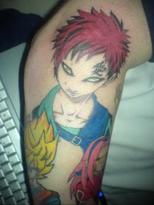 аниме тату 19.01.2020 №100 -anime tattoo- tattoo-photo.ru