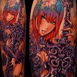 аниме тату 19.01.2020 №150 -anime tattoo- tattoo-photo.ru