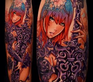 аниме тату 19.01.2020 №150 -anime tattoo- tattoo-photo.ru
