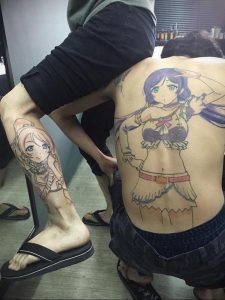 аниме тату 19.01.2020 №161 -anime tattoo- tattoo-photo.ru