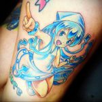 аниме тату 19.01.2020 №208 -anime tattoo- tattoo-photo.ru