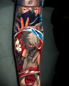 аниме тату 19.01.2020 №219 -anime tattoo- tattoo-photo.ru