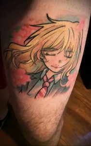 аниме тату 19.01.2020 №223 -anime tattoo- tattoo-photo.ru