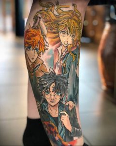 аниме тату 19.01.2020 №235 -anime tattoo- tattoo-photo.ru
