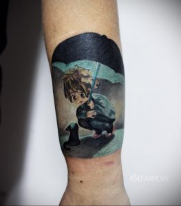 аниме тату 19.01.2020 №236 -anime tattoo- tattoo-photo.ru