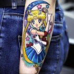 аниме тату 19.01.2020 №280 -anime tattoo- tattoo-photo.ru