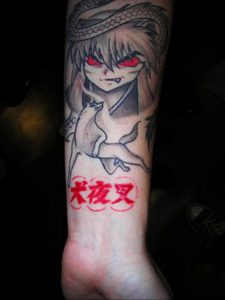 аниме тату 19.01.2020 №302 -anime tattoo- tattoo-photo.ru