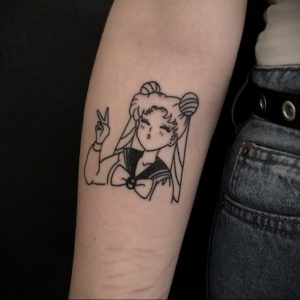 аниме тату 19.01.2020 №309 -anime tattoo- tattoo-photo.ru