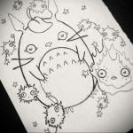 аниме тату эскизы 19.01.2020 №005 -anime tattoo sketches- tattoo-photo.ru