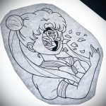 аниме тату эскизы 19.01.2020 №013 -anime tattoo sketches- tattoo-photo.ru