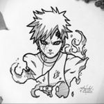 аниме тату эскизы 19.01.2020 №021 -anime tattoo sketches- tattoo-photo.ru
