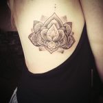 лотос-мандала тату фото пример 04.02.2020 №020 -mandala tattoo- tattoo-photo.ru