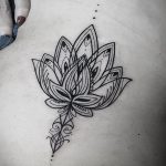 лотос-мандала тату фото пример 04.02.2020 №023 -mandala tattoo- tattoo-photo.ru