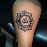 лотос-мандала тату фото пример 04.02.2020 №024 -mandala tattoo- tattoo-photo.ru