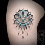 лотос-мандала тату фото пример 04.02.2020 №025 -mandala tattoo- tattoo-photo.ru