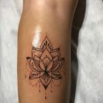 лотос-мандала тату фото пример 04.02.2020 №027 -mandala tattoo- tattoo-photo.ru