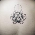 лотос-мандала тату фото пример 04.02.2020 №029 -mandala tattoo- tattoo-photo.ru