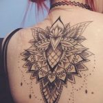 лотос-мандала тату фото пример 04.02.2020 №038 -mandala tattoo- tattoo-photo.ru