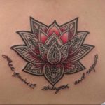 лотос-мандала тату фото пример 04.02.2020 №044 -mandala tattoo- tattoo-photo.ru