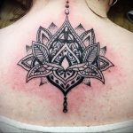 лотос-мандала тату фото пример 04.02.2020 №055 -mandala tattoo- tattoo-photo.ru