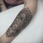 лотос-мандала тату фото пример 04.02.2020 №056 -mandala tattoo- tattoo-photo.ru