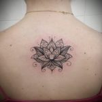 лотос-мандала тату фото пример 04.02.2020 №060 -mandala tattoo- tattoo-photo.ru