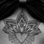 лотос-мандала тату фото пример 04.02.2020 №070 -mandala tattoo- tattoo-photo.ru