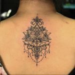 лотос-мандала тату фото пример 04.02.2020 №072 -mandala tattoo- tattoo-photo.ru