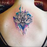 лотос-мандала тату фото пример 04.02.2020 №082 -mandala tattoo- tattoo-photo.ru